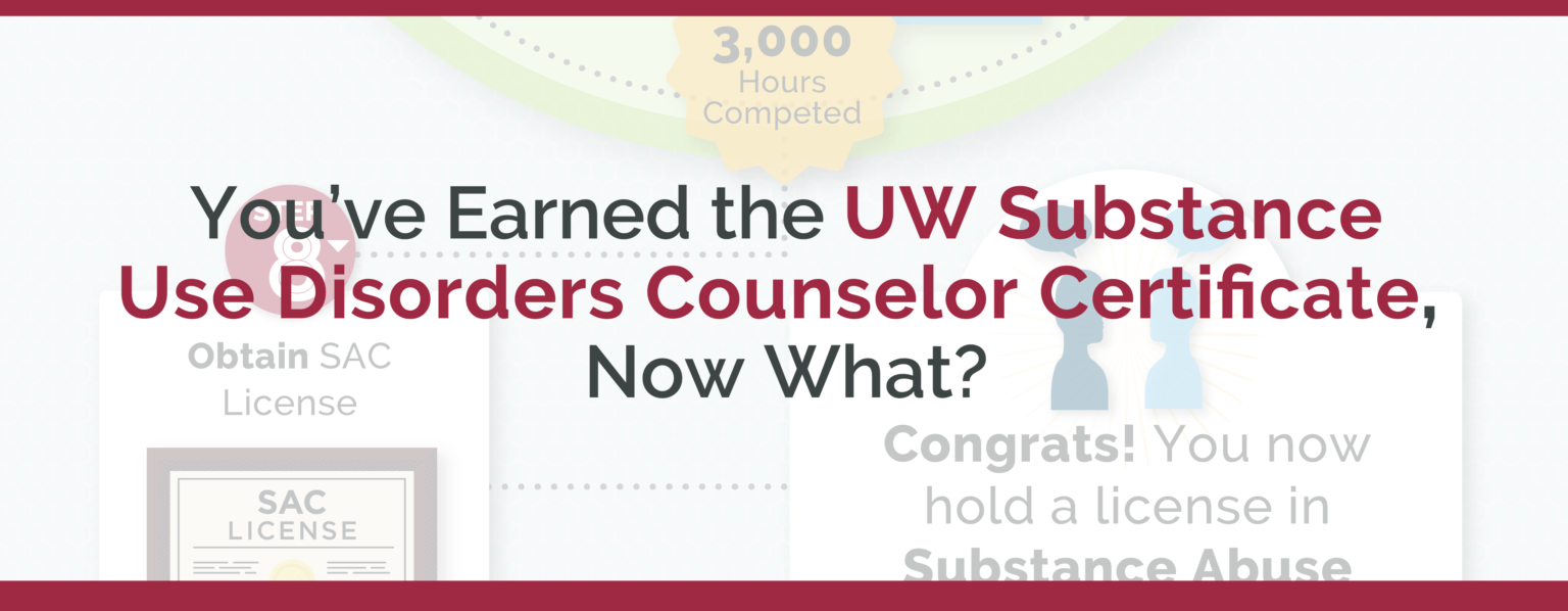 Earned the Substance Use Disorders Counselor Certificate? Your 8 Step