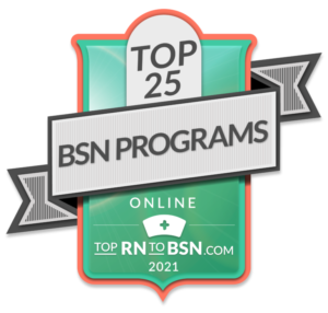 Top RN to BSN.com Top 25 logo